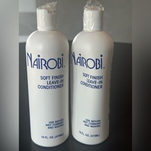 $25 FINAL PRICE! Nairobi Soft Finish Leave-In Conditioner Duo. UNUSED 16 Fl Oz!